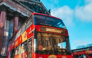 Фото Двухэтажные красные автобусы с аудио-гидом в СПБ 119