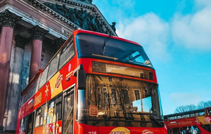 Фото Двухэтажные красные автобусы с аудио-гидом в СПБ 16