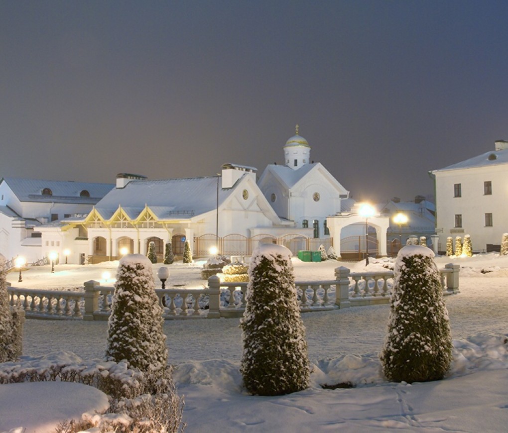 Зима Минск Беларусь